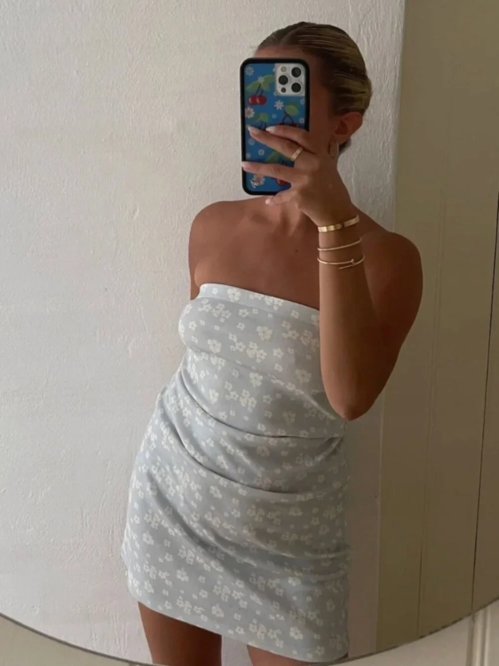 Djerf Avenue x Emi Jay Tube Dress Dream Cake Size M - Picture 3 of 5